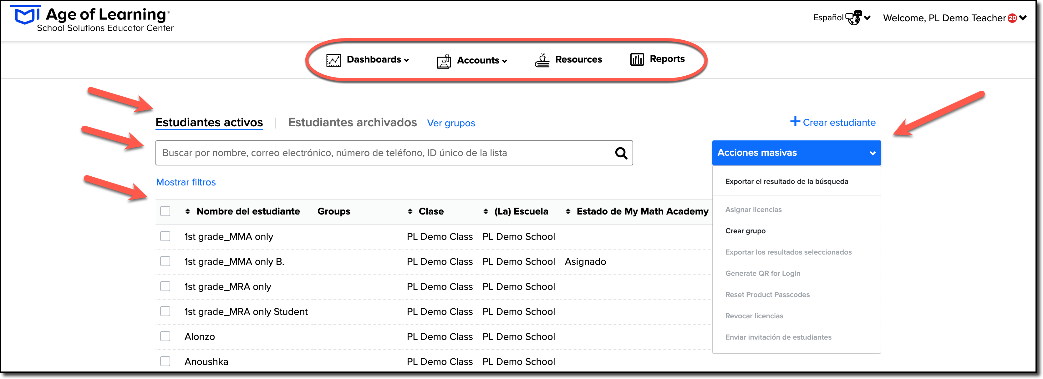 active students menus - spanish.png