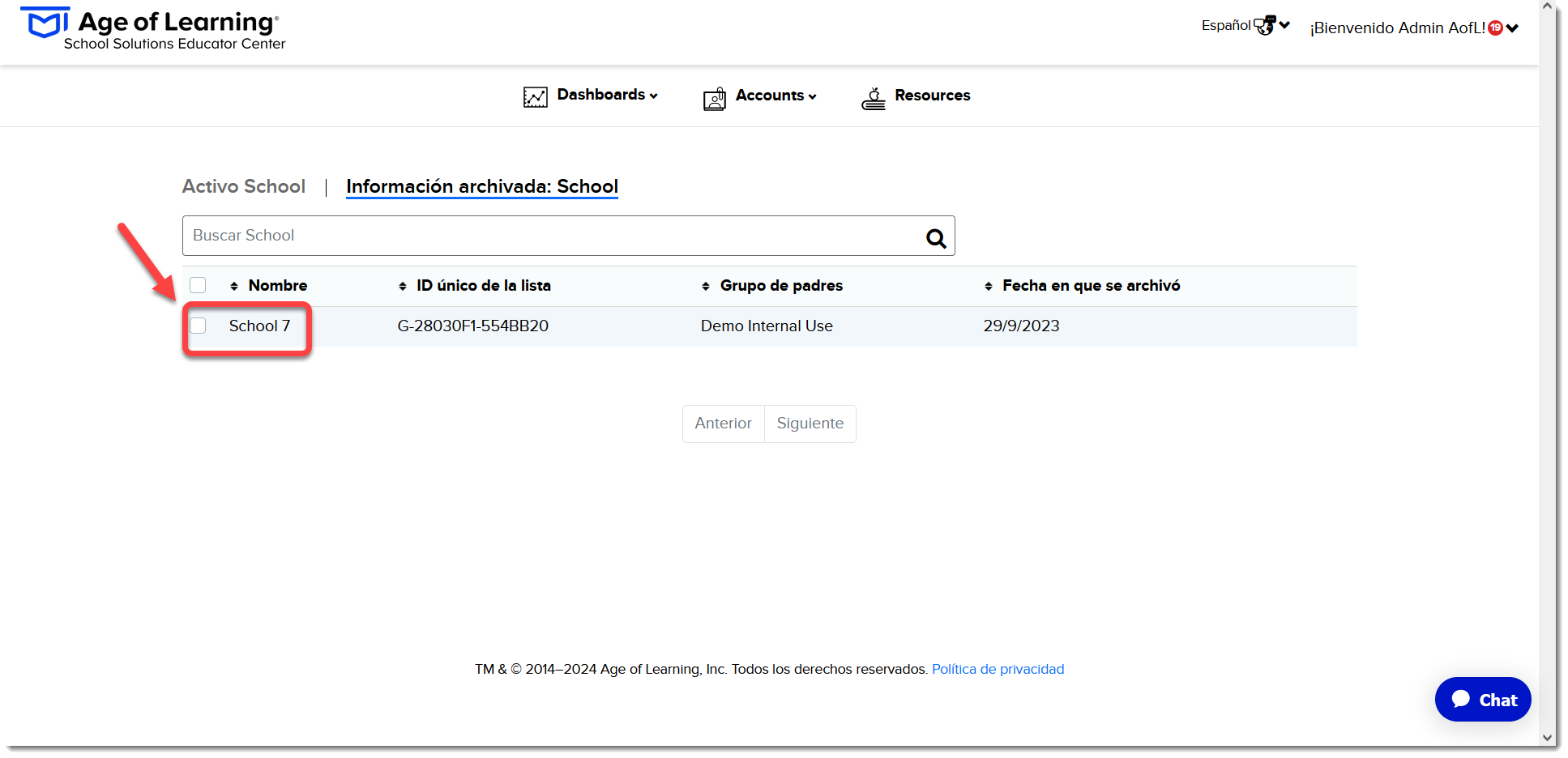 archivada school name (Spanish).png
