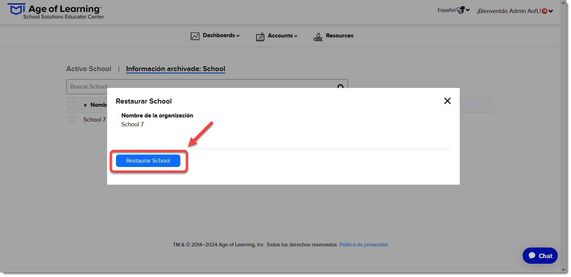 Restaurar School 2 (Spanish).png