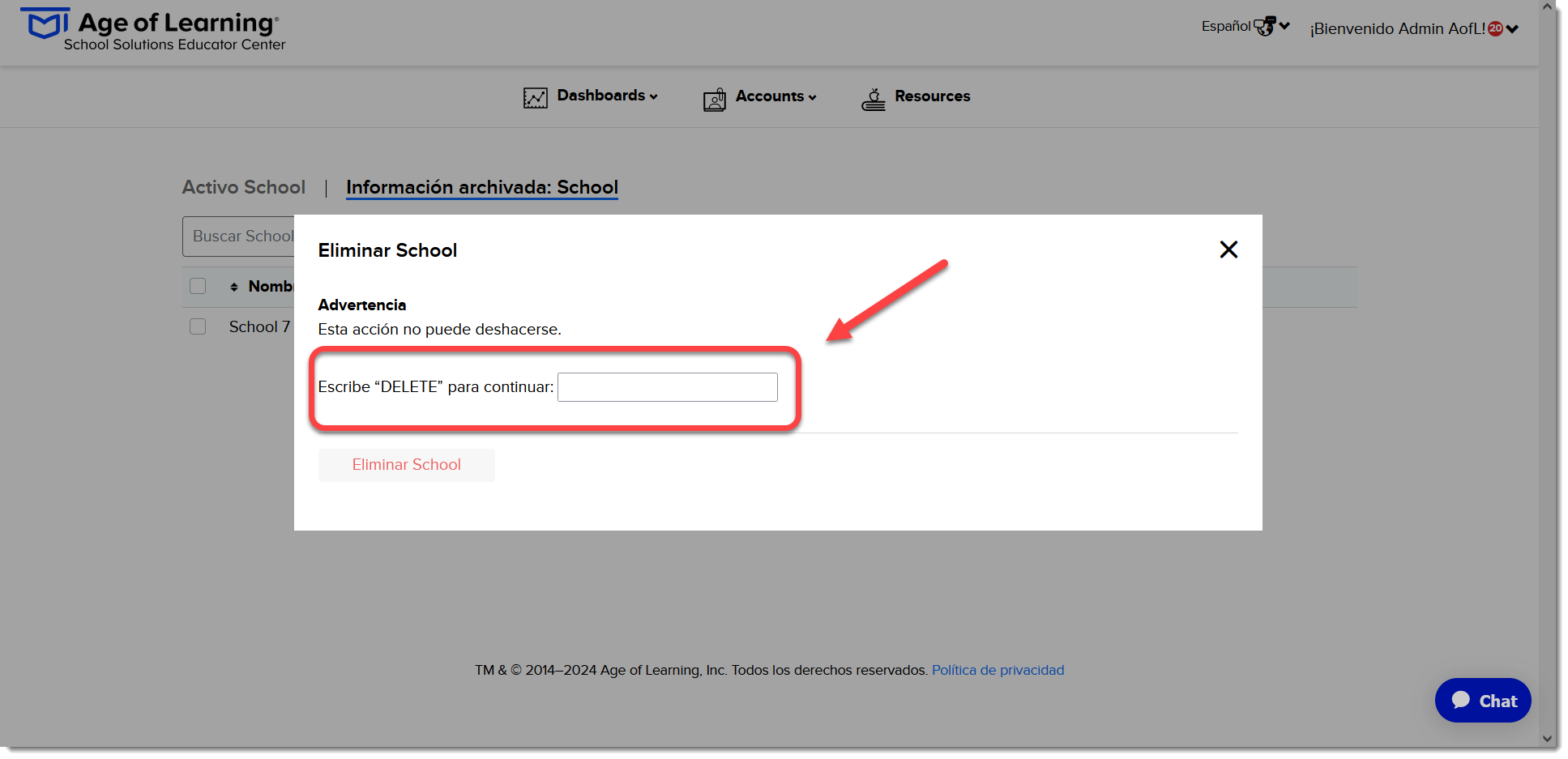 Eliminar school DELETE (Spanish).png