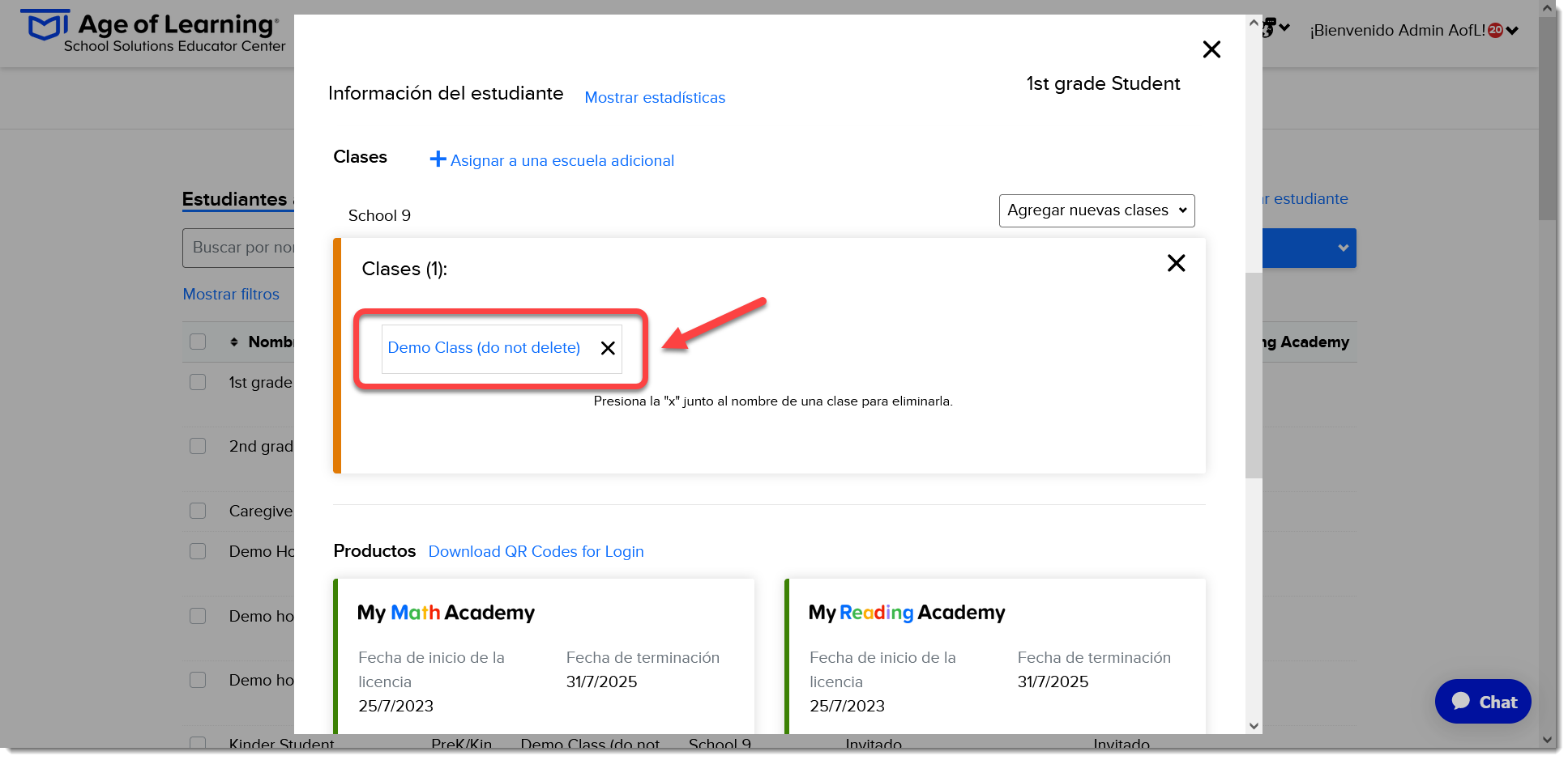 X - Class - Informacion del estudiante (Spanish).png