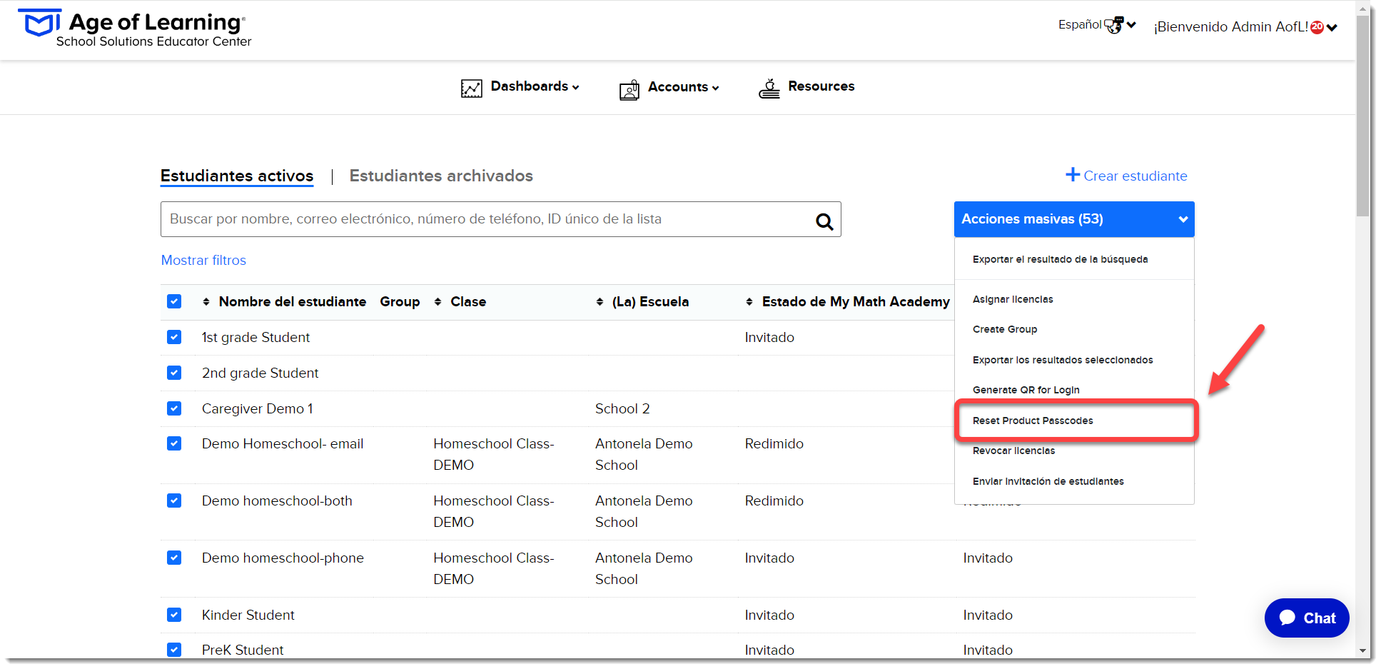 Reset product passcodes (Spanish).png