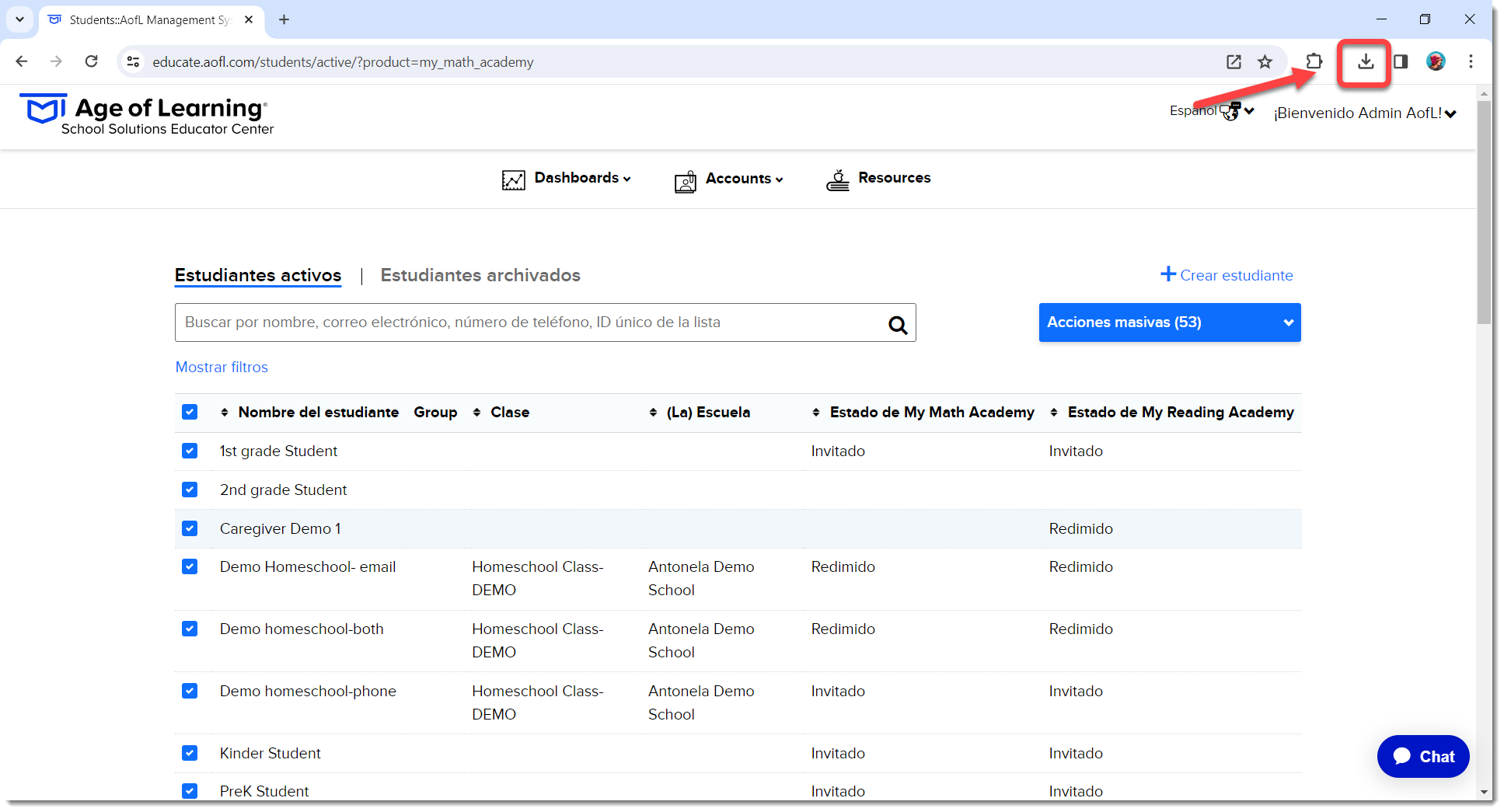 Downloads Chrome Student (Spanish).png