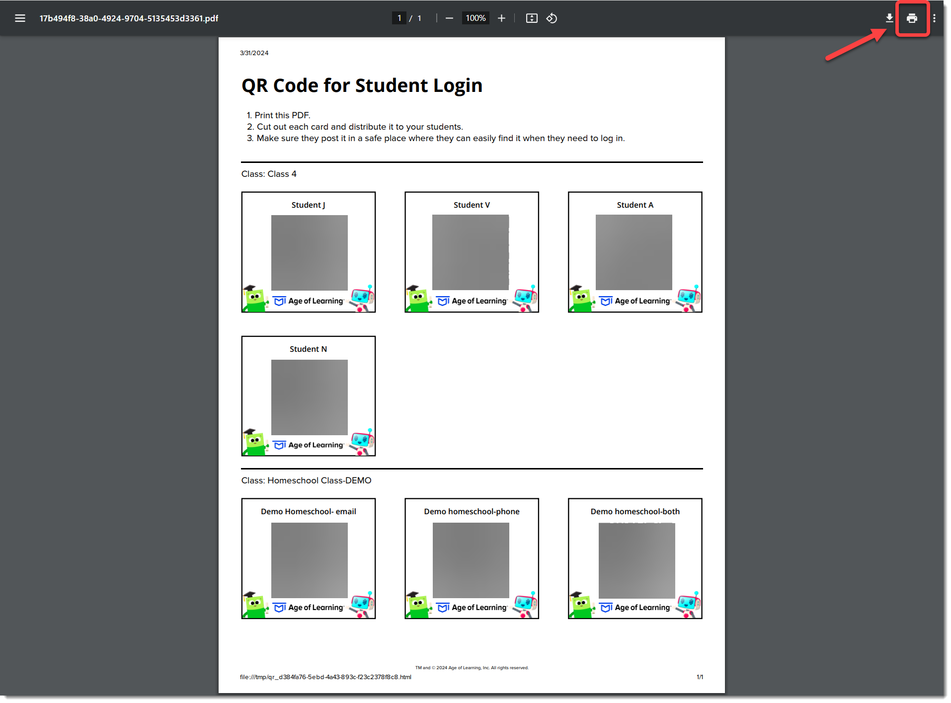 Print - qr code for student login -pdf (Spanish).png