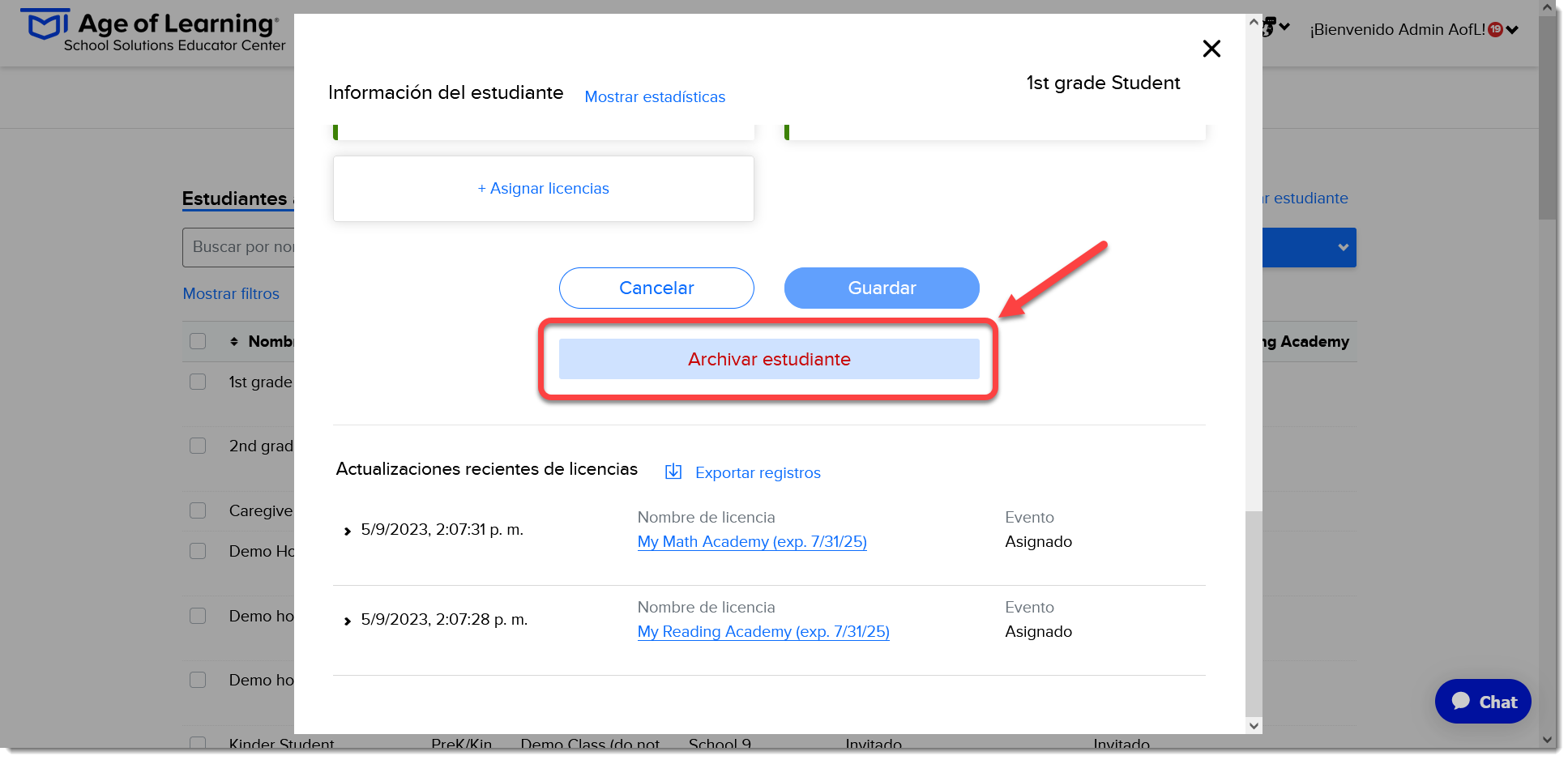 Archivar estudiante (Spanish).png