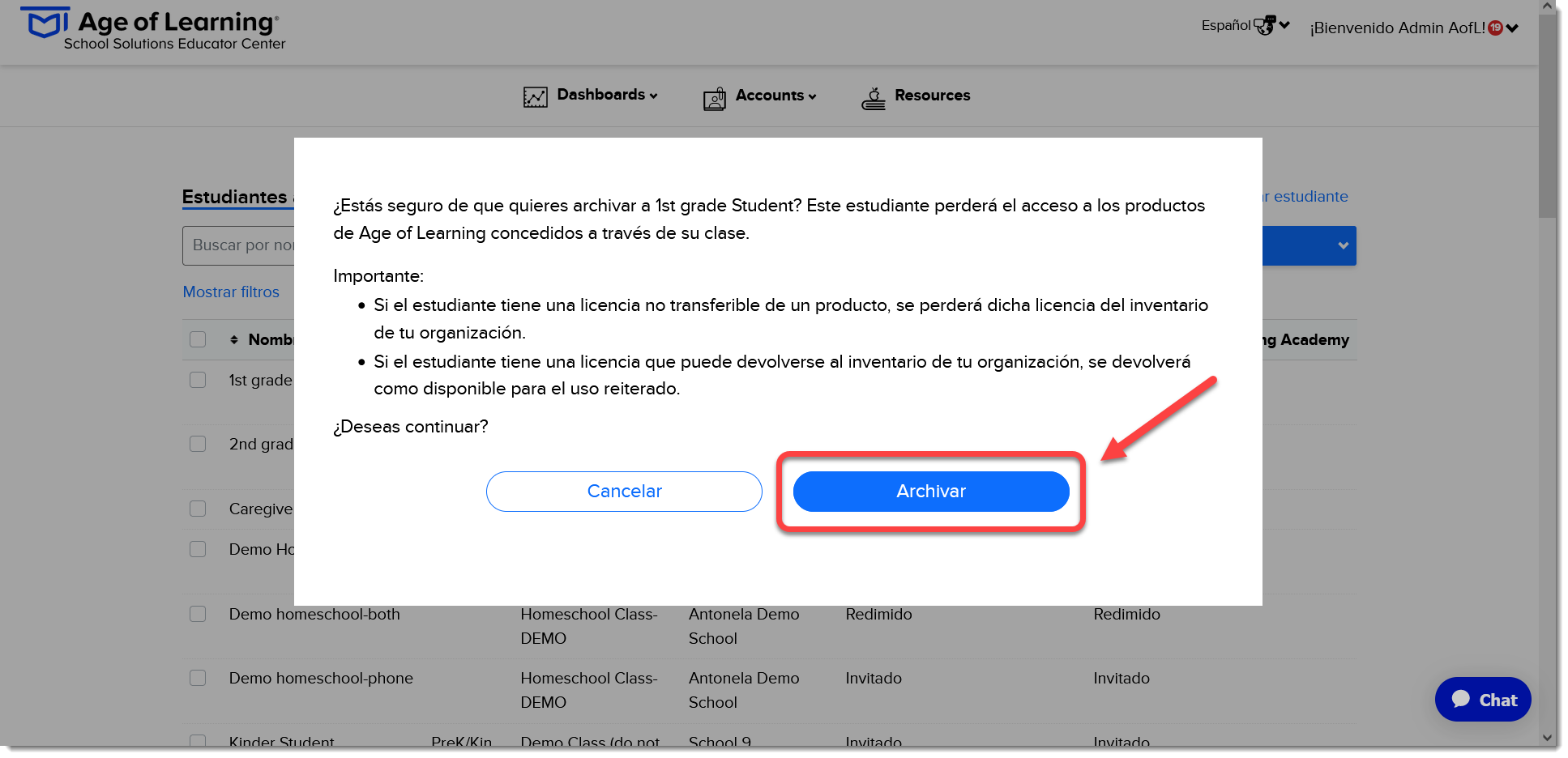 Archivar Students (Spanish).png