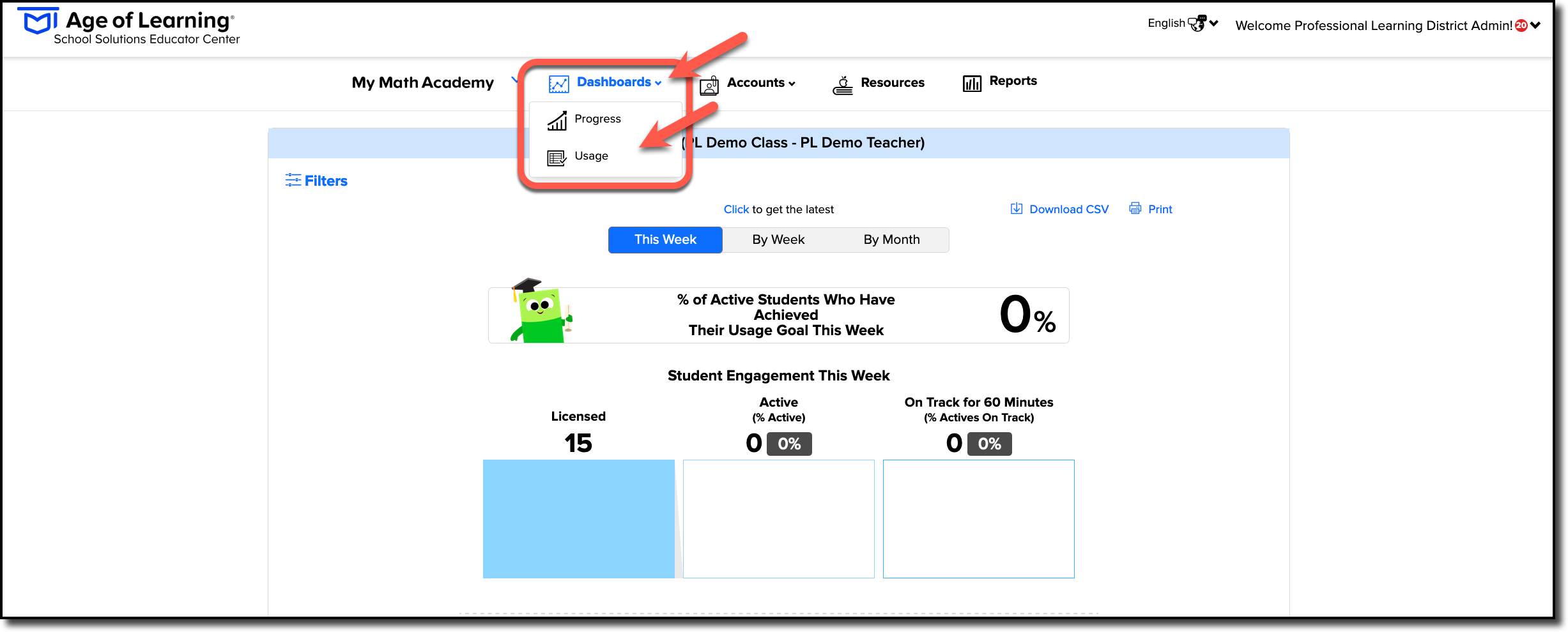 Dashboard Usage menu click.png