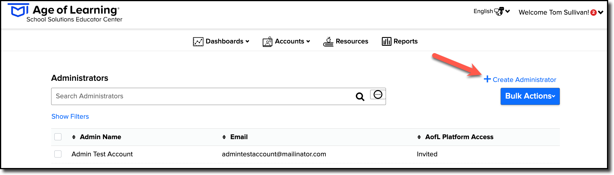 click create admin link.png