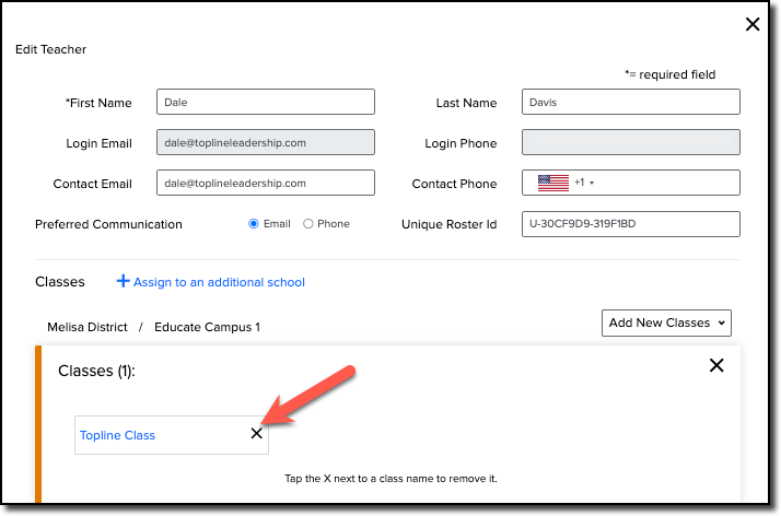 click X to remove class assignment.png