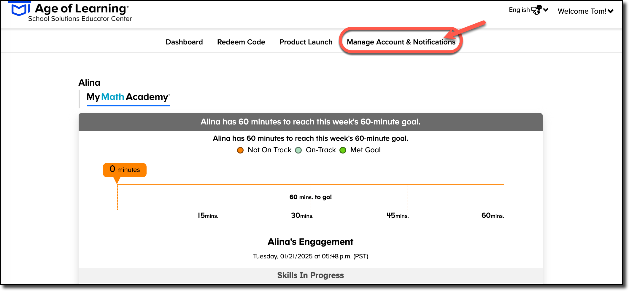 caregiver center - manage account and notifications.png