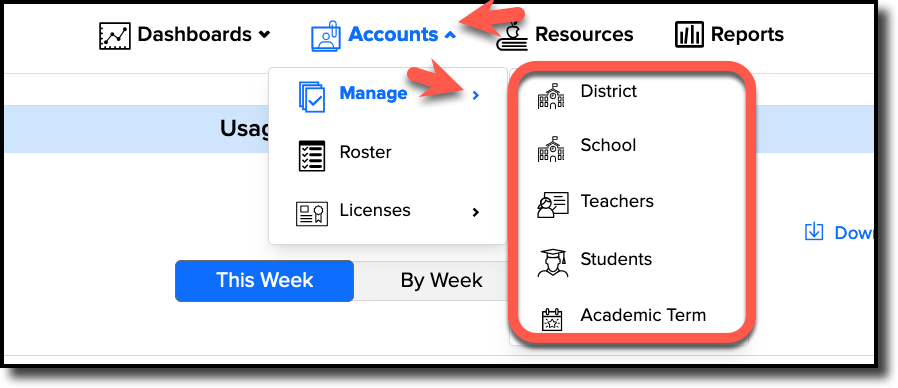 Accounts Manage menu.png