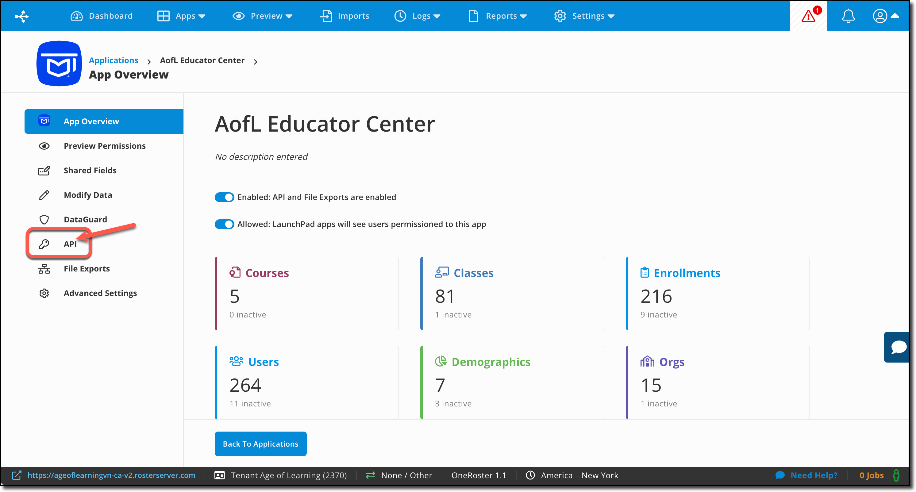 AofL EC app overview page - click API.png