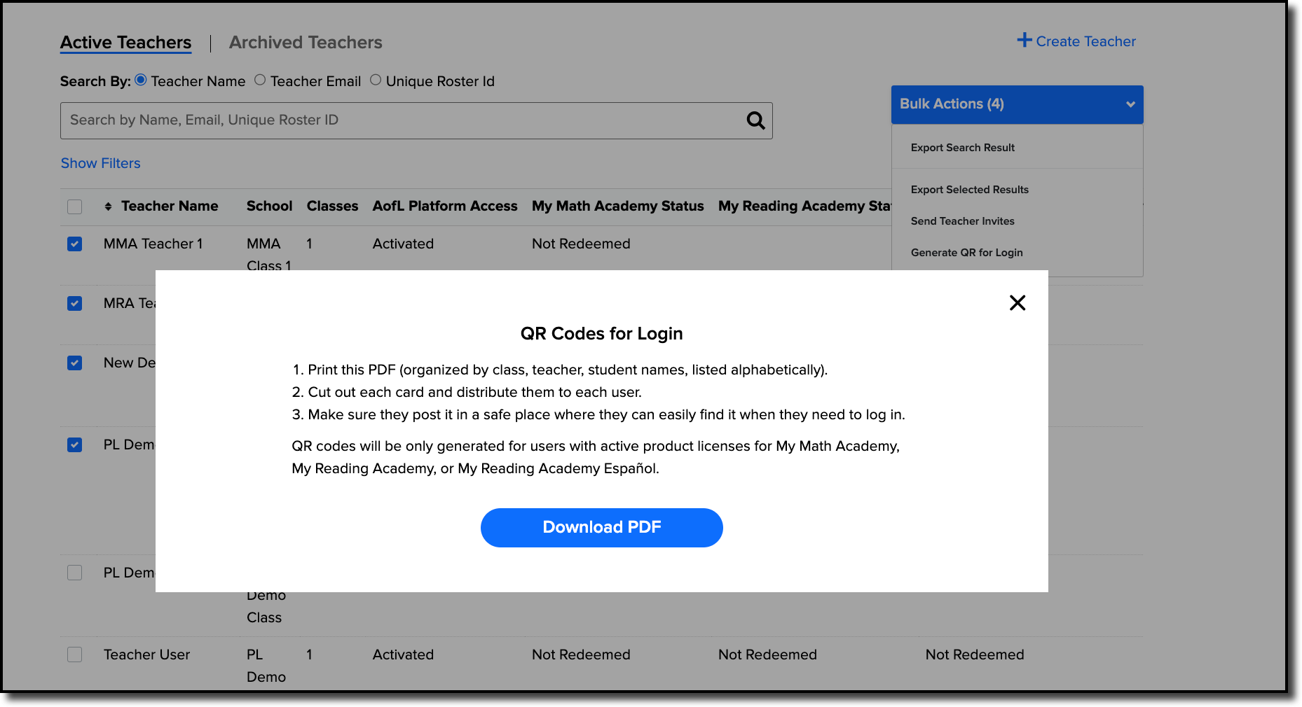 teachers - download Qr code popup .png